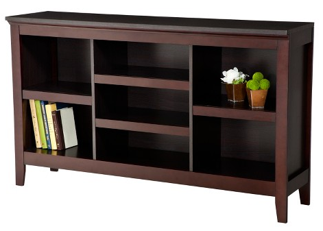 Carson Horizontal Bookcase - Espresso