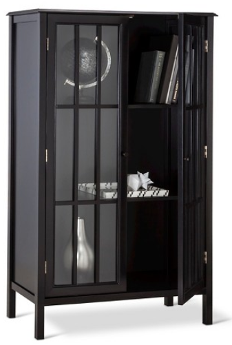 Windham Library Cabinet - Black