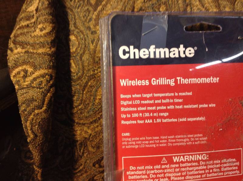 Chefmate Wireless Grilling Thermometer