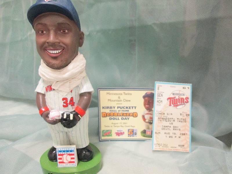 Kirby Puckett Hall of Fame Bobblehe...