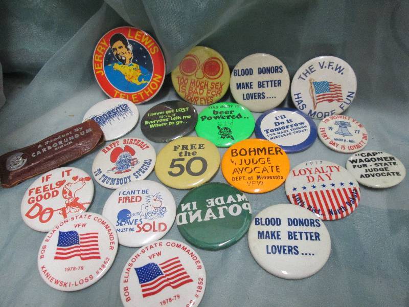 Button Pin Collection...