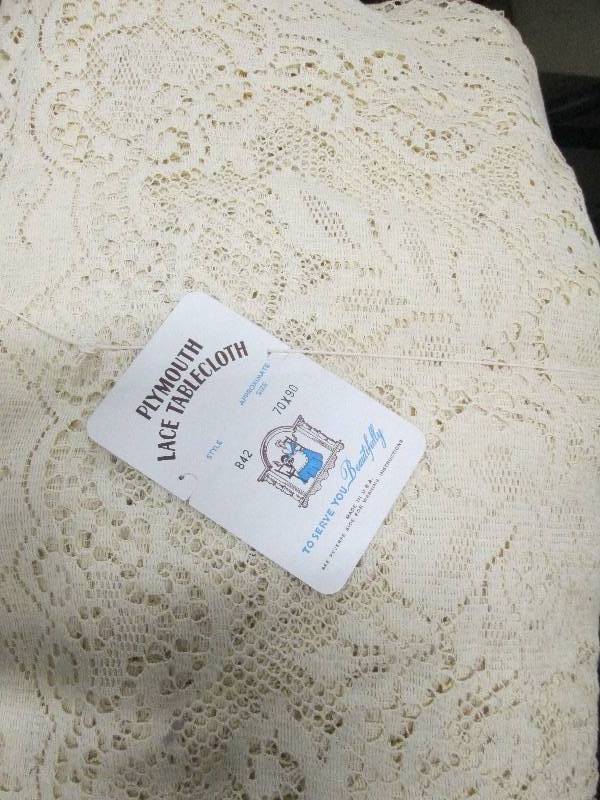 Plymouth Lace Tablecloth   70 x 90 ...