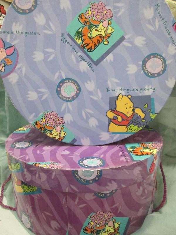 2 Disney Print Hat Boxes...