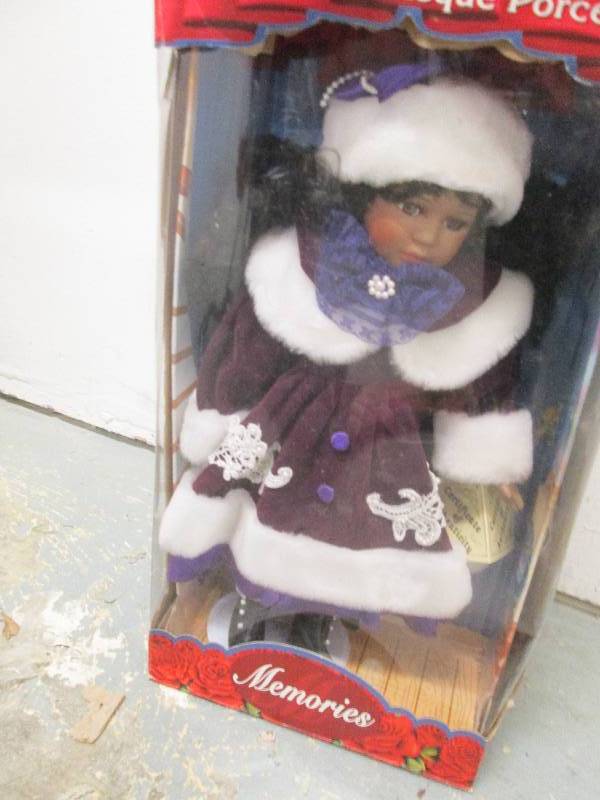Genuine  Fine Bisque Porcelain Doll...