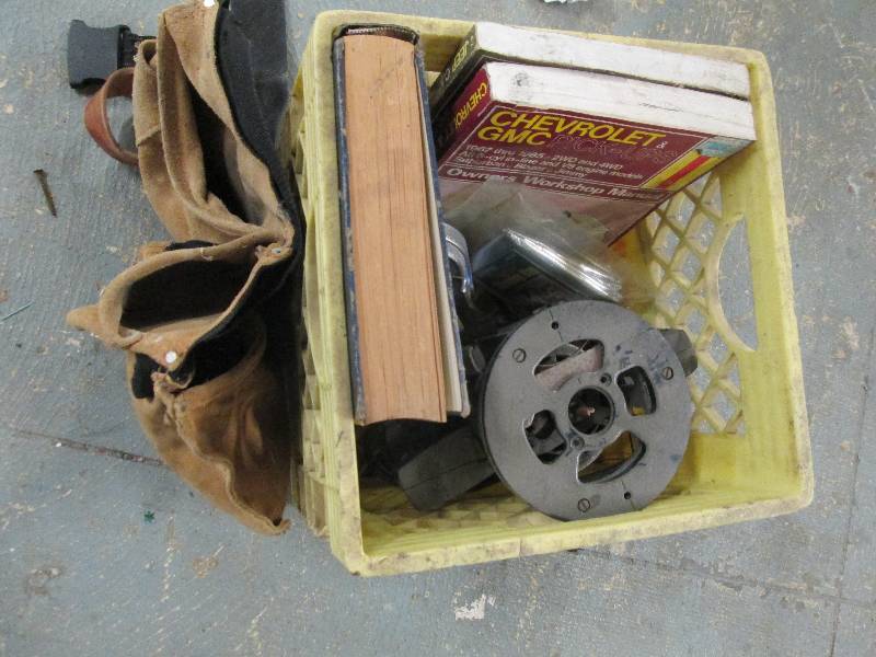 Router, toolbelt, vintage car repai...