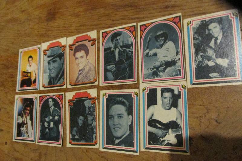 Lot of Elvis Presley cards...