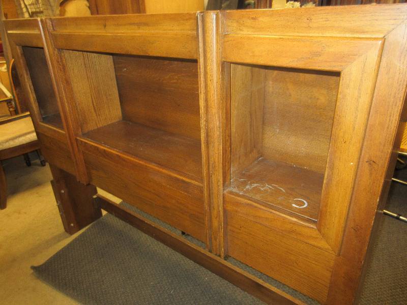 lot 27 image: Headboard and Dresser