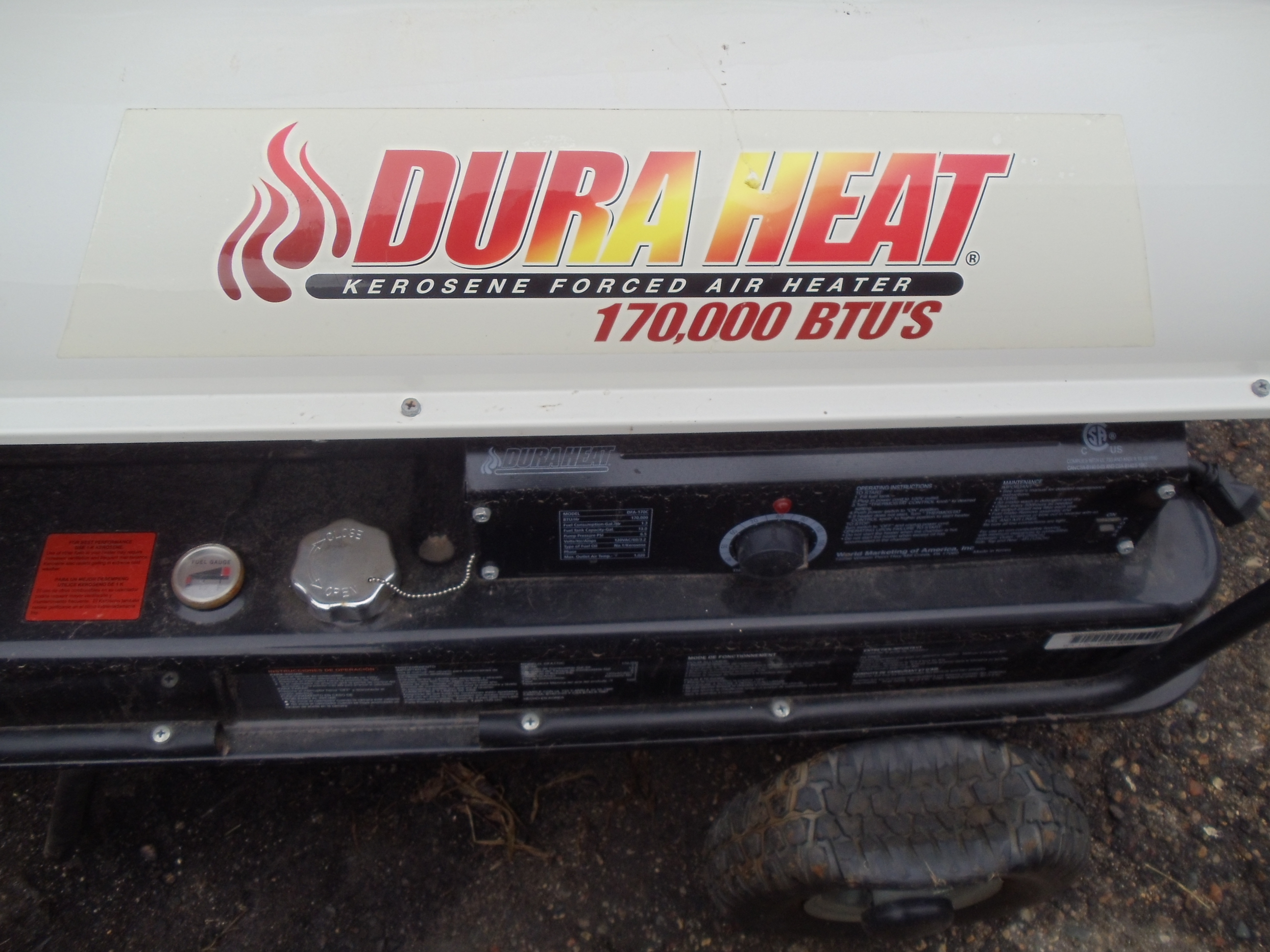 lot 14 image: Dura heat heater