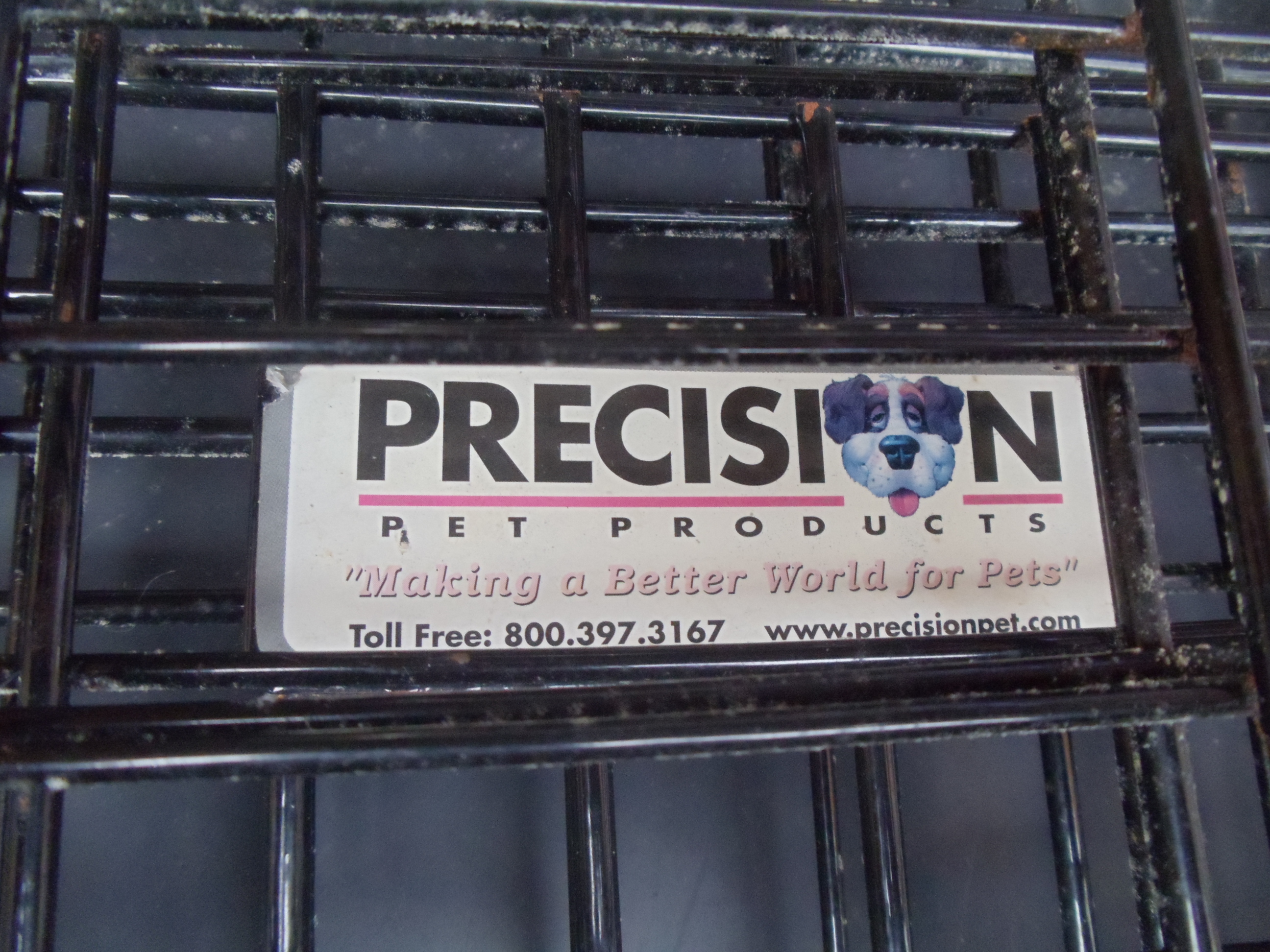 lot 17 image: Precision fold up portable kennel with tray