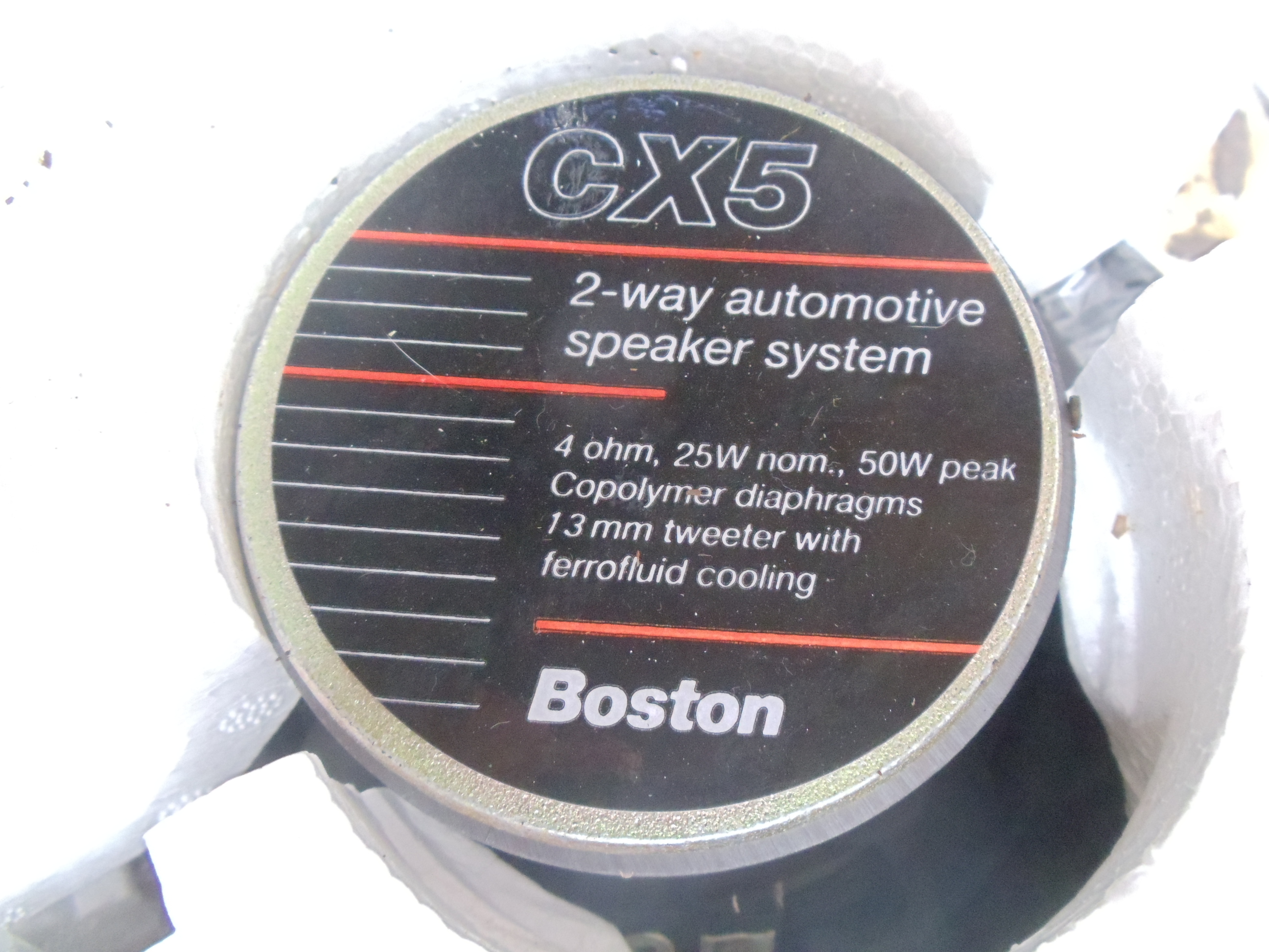 lot 19 image: Boston speakers