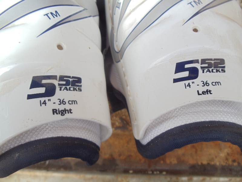 lot 48 image: CCM goalie knee pads