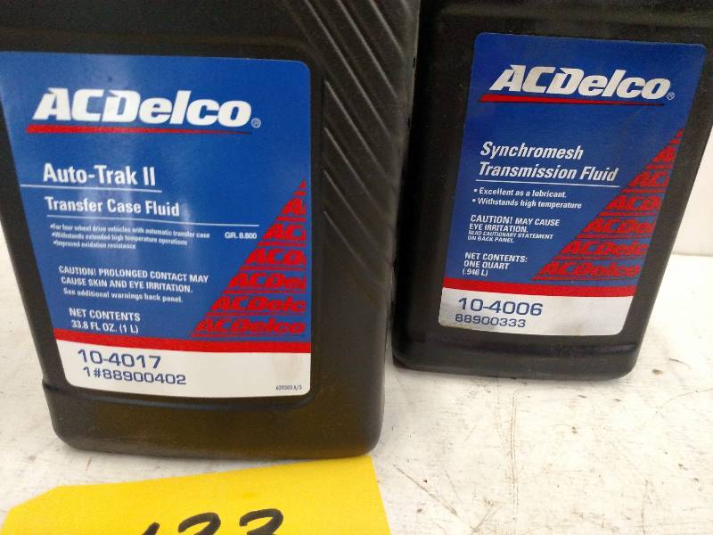 lot 133 image: Asstd AC Delco Fluids...