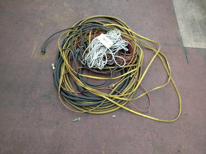 lot 176 image: Asstd Air Hoses, Extension Cords, ...