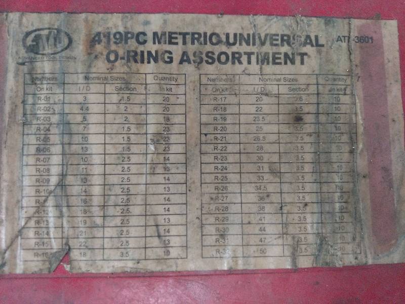 lot 46 image: ATD 3601 O-Ring Assortment...