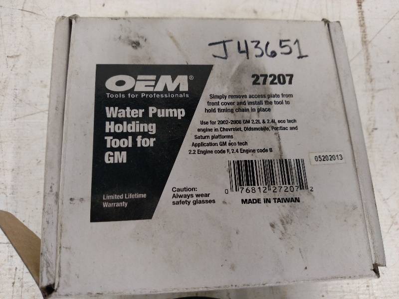 lot 66 image: OEM Water Pump Holding Tool for GM...