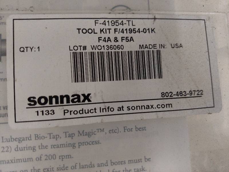 lot 73 image: Sonnax Tool Kit F-41954-TL...