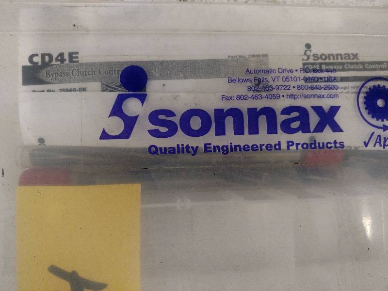 lot 74 image: Sonnax Tool Kit C4DE Bypass Clutch ...