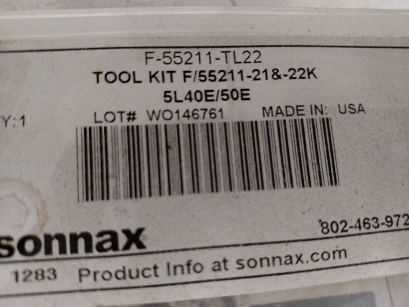 lot 75 image: Sonnax Tool Kit F-55211-TL22...