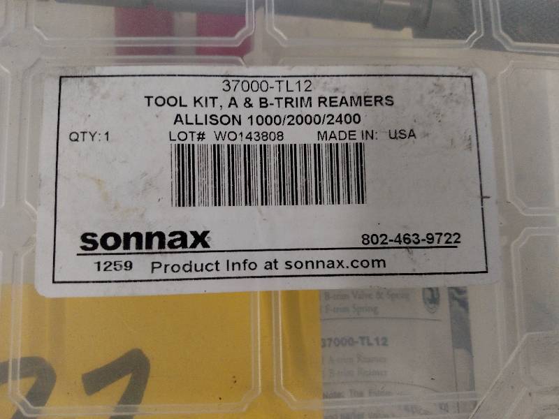 lot 77 image: Sonnax Tool Kit 37000-TL12...