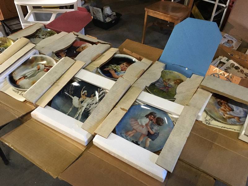 Nine Collector Plates