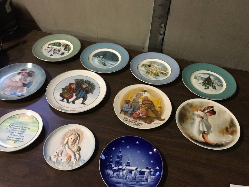 Eleven Collector Plates