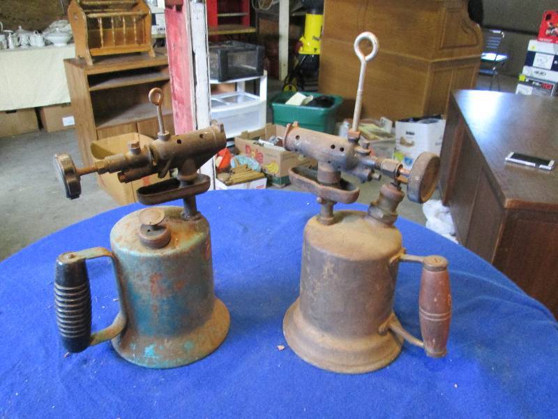 2 Vintage Gas Blow Torches.