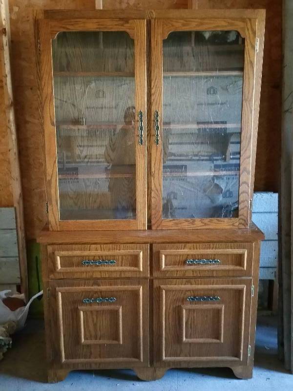 Two-Door Wooden Hutch