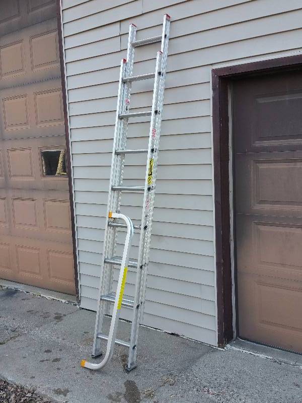 Keller Model 3116 16' Aluminum Ladder w/ Stabilizer | Walt Pederson ...