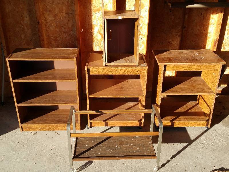Group of Pressed Wood Furniture  Filing Furniture