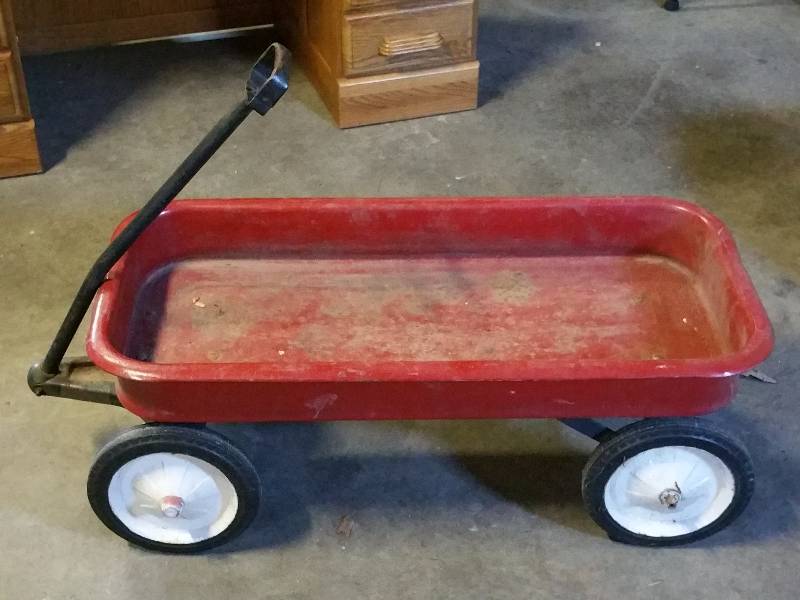 1950s Vintage Red Wagon