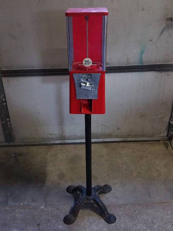 Vintage Candy Dispenser on Cast Iron Claw Feet