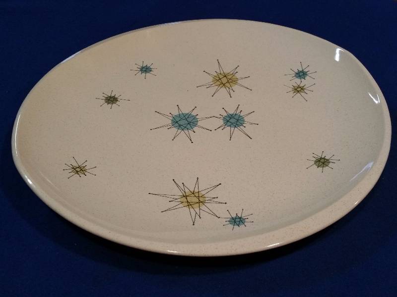 Franciscan Atomic Starburst 13 12 Platter