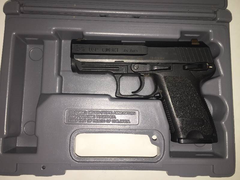 HK USP Compact .45 semi-auto pistol