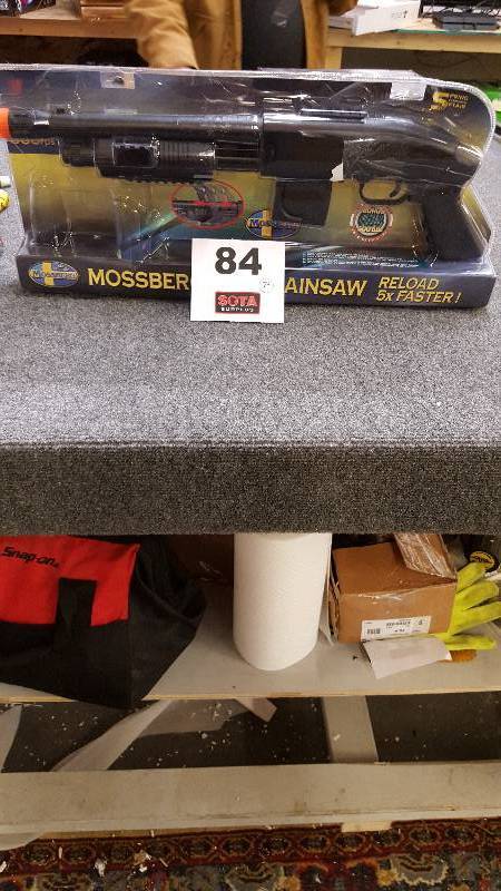 MOSSBERG 590 CHAINSAW  AIRSOFT SHOTGUN  BLACK