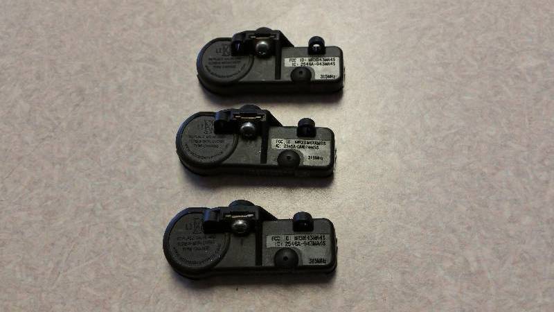 3 Chevrolet TPMS Sensors