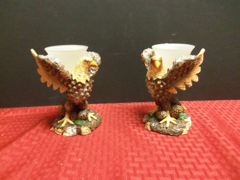 Eagle Candle Holders