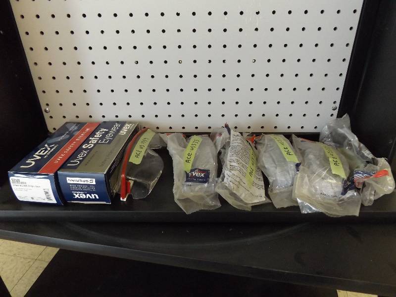 Contents of Pegboad display