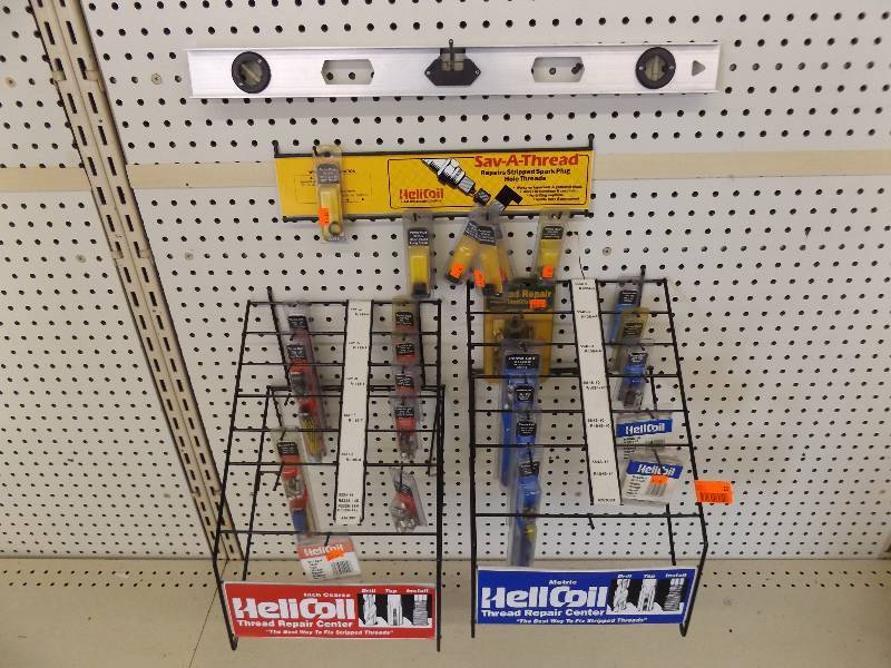 Thread repair and display brackets