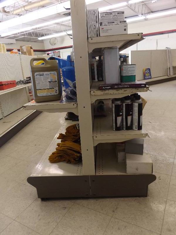 Peg Board Gondola Shelf Unit