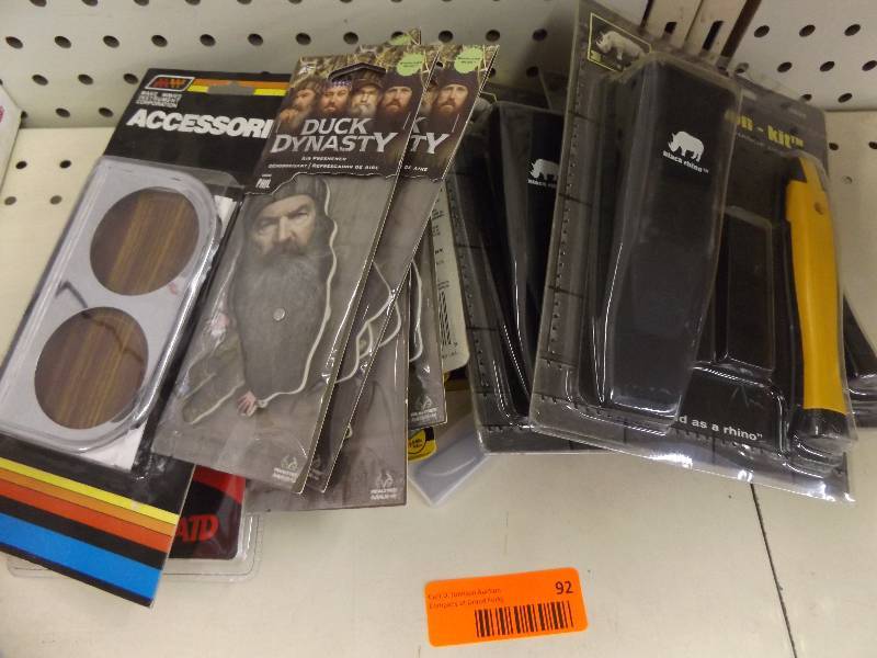 Contents of shelf