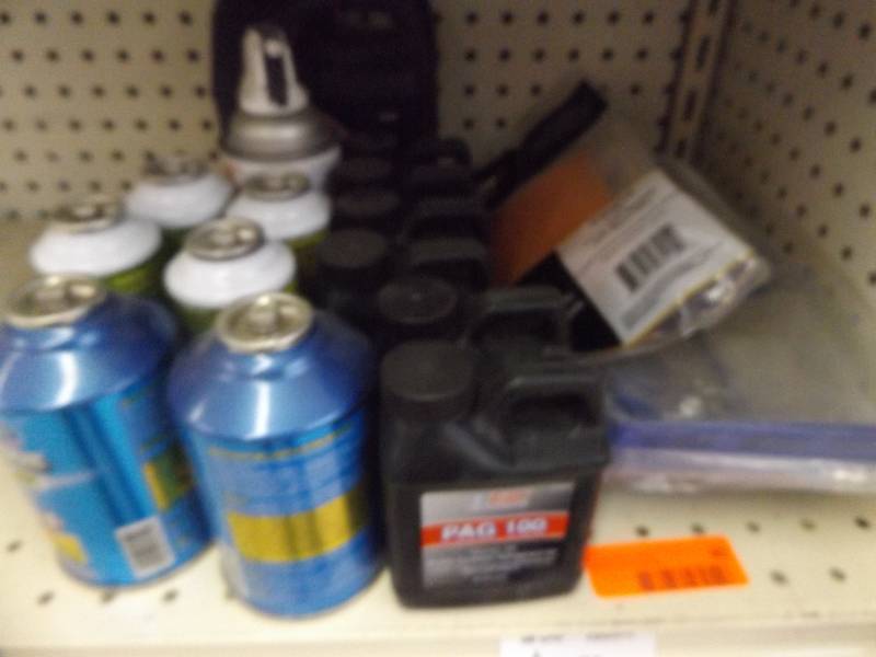 Contents of shelf
