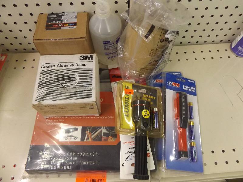 Contents of shelf