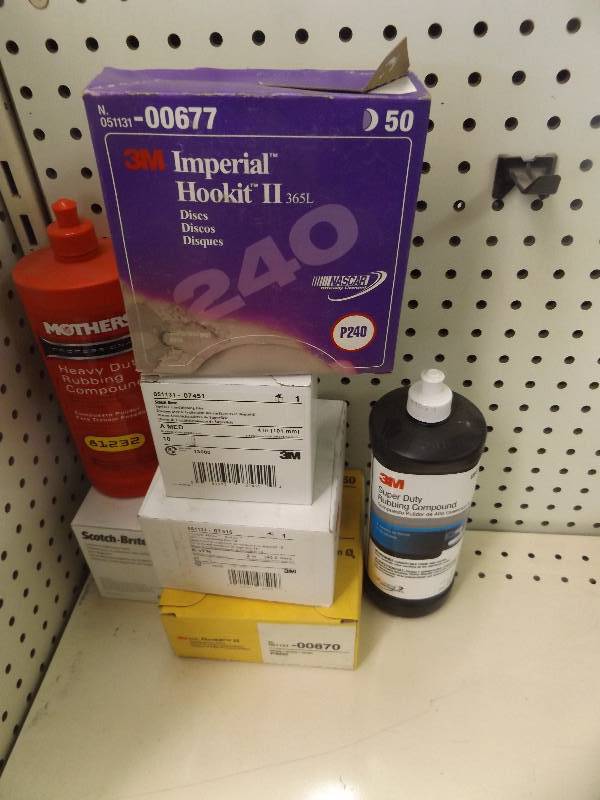 Sanding Discs & Rubbing Compound