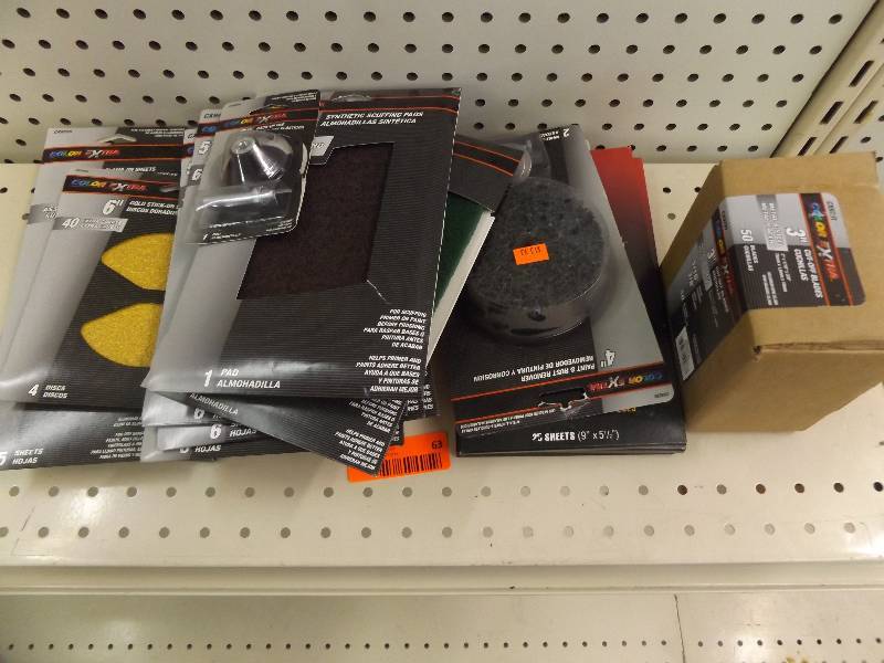 Various Grit Sandpaper