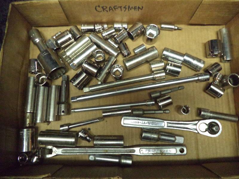 Misc - Craftsman Sockets, Extensions, Socket Wrenches