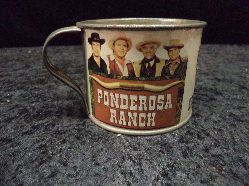 Vintage Pondorosa Ranch Tin Cup