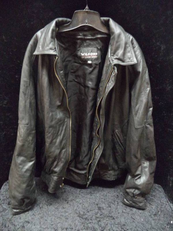 Mens Wilson Leather Jacket, Size XLT