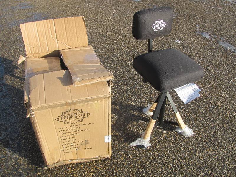lot 12 image: Swivel BlindIce Fishing Chairs