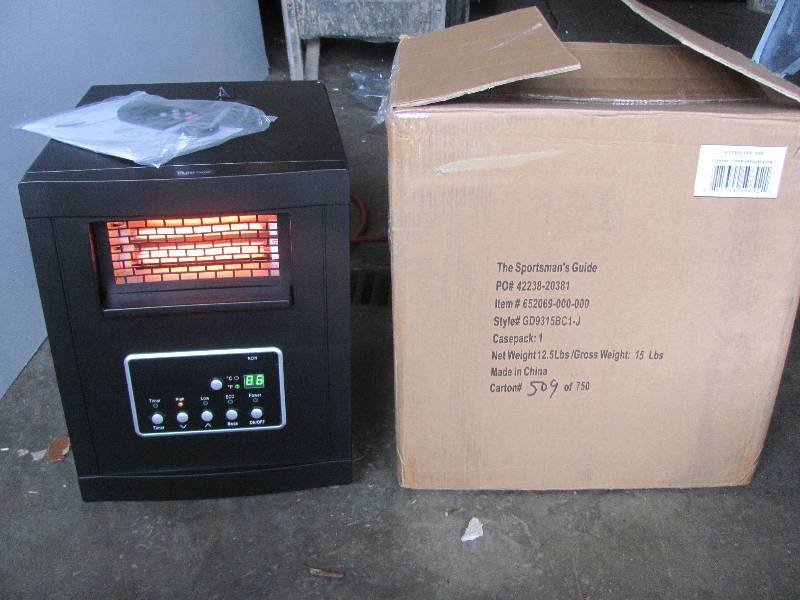 lot 31 image: Electric Portable Heaters