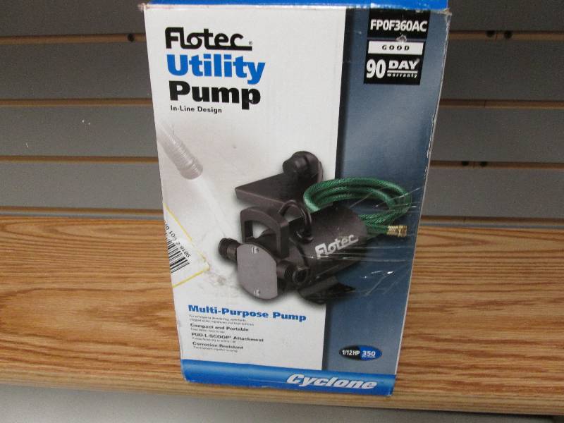 lot 303 image: Flotec Utility Pump in line design ...